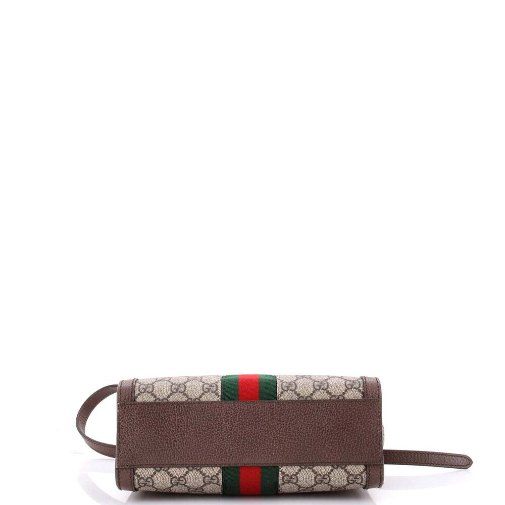 Gucci Ophidia Top Handle Tote Gg Coated #224274G18B - Picture 4 of 6